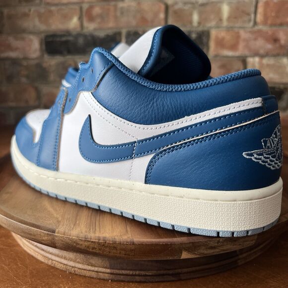 New Nike Air Jordan 1 SE Low Industrial Blue White Shoes Sneakers Size 11.5 - Picture 3 of 16
